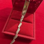 Narukvica srebro s pozlatom