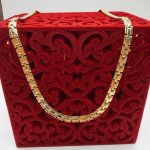 Ogrlica srebro s pozlatom