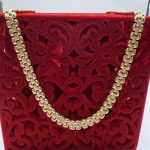 Ogrlica srebro s pozlatom