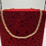 Ogrlica srebro s pozlatom