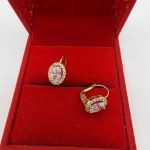 Naušnice zlato 14 K /585