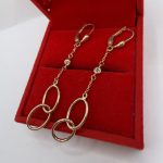 Naušnice zlato 14 K