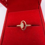 Prsten zlato 14K-14/54 vel