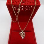 Lančić i privjesak zlato 14 K