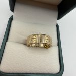 Prsten zlato 14 K 16/56 vel