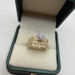 Prsten zlato 14 K 21/61 vel