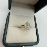 Prsten zlato 14 K 57/17 vel