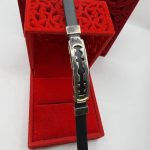 Narukvica muška srebro finoće 925 i koža