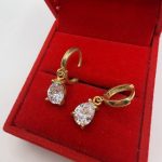 Naušnice srebro finoće 925 s pozlatom