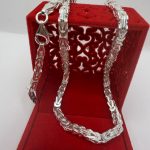 Kraljevski vez srebro finoće 925,55 cm dužina, 51,5 gr