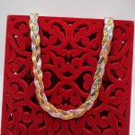 Ogrlica srebro finoće 925, rose-gold i silver , 50 cm dužina