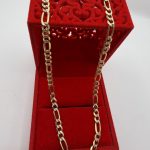 Lanac muški srebro finoće 925 s pozlatom,50 cm dužina