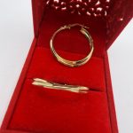 Naušnice srebro finoće 925 ,3 cm promjer