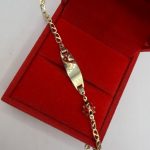 Narukvica zlato finoće 585 za djecu , 14,5 cm dužina