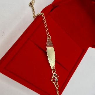 Narukvica zlato finoće 585 za djecu,15 cm dužina
