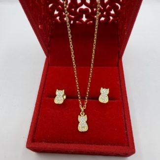 Set dječiji srebro finoće 925 s pozlatom